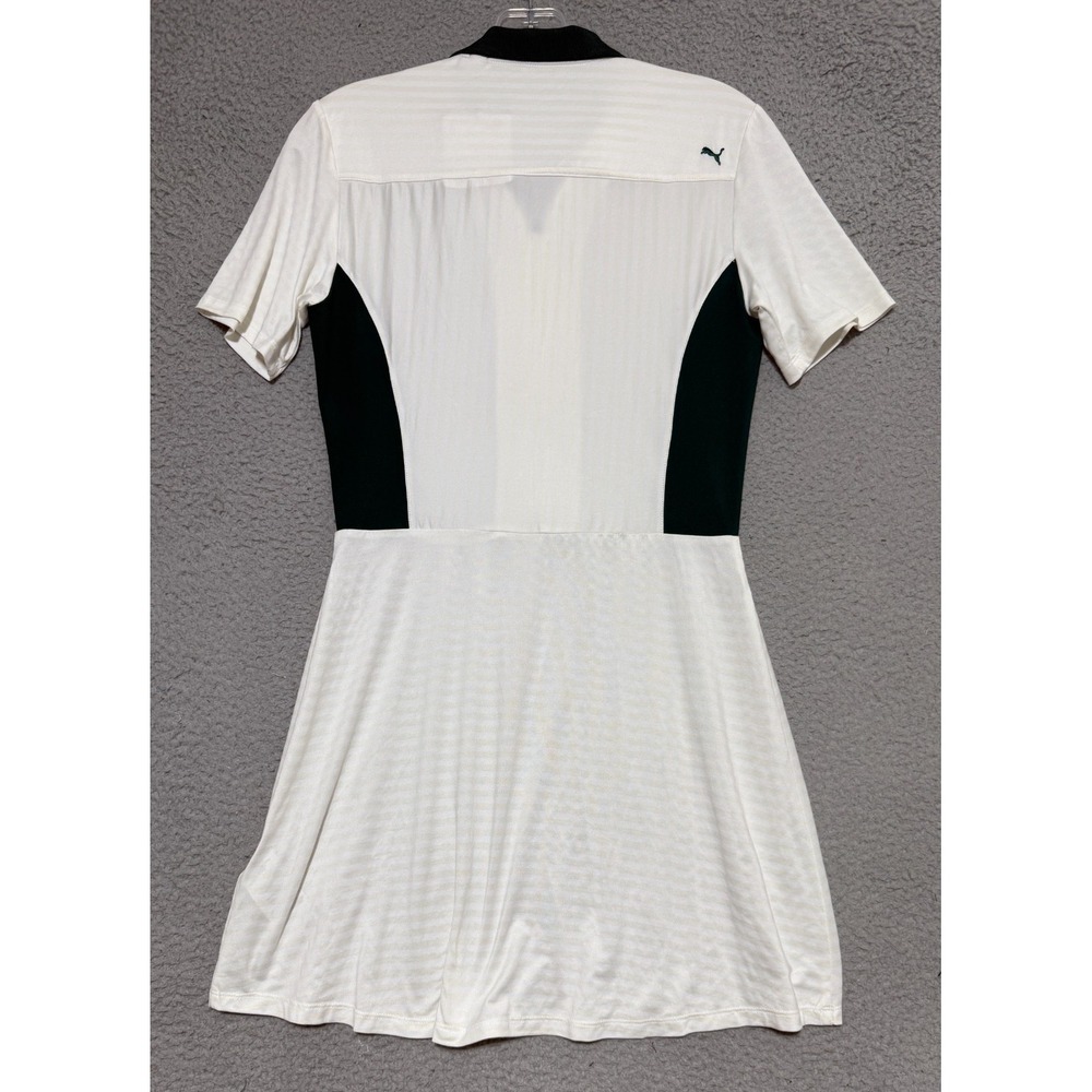 NEW Puma short sleeve Golf Tennis Pickleball Dress Size XS White / Green - Picture 4 of 7